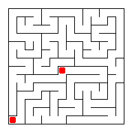 14-by-14 perfect maze