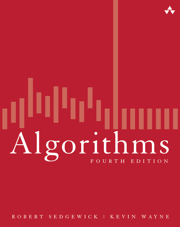 Cover of Sedgewick's algortihims 4th edition
